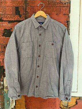Grey Ben Sherman Button-Up Shirt, Size XL